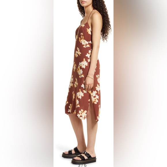 BP. Brown Halter Midi Dress Size 3x NWT - Picture 7 of 15